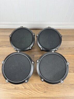 Set of 4 Alesis 8” Mesh Drum Pads (3 Toms & Snare) electric drum debut kit